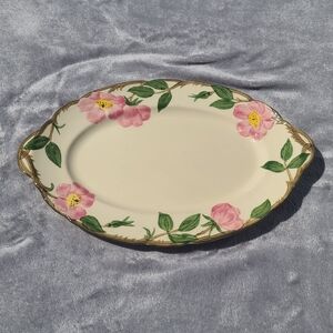 Franciscan Desert Rose Oval Platter 12inch  Vintage  1949-1953 Serving Tray USA